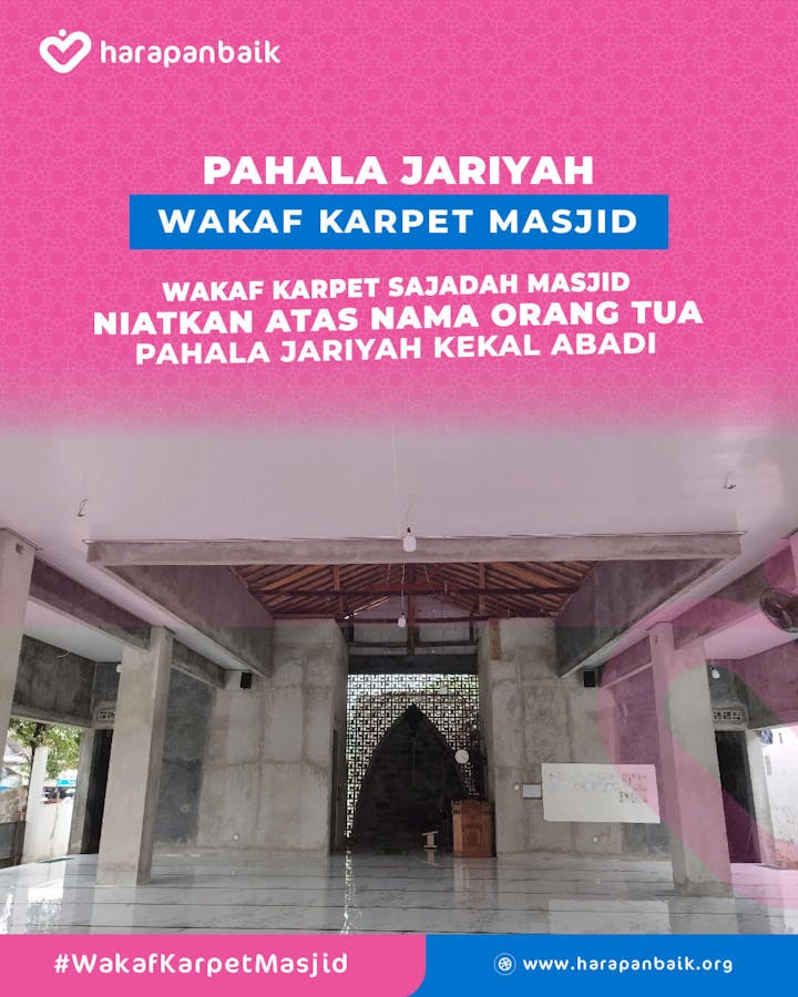 wakaf karpet masjid