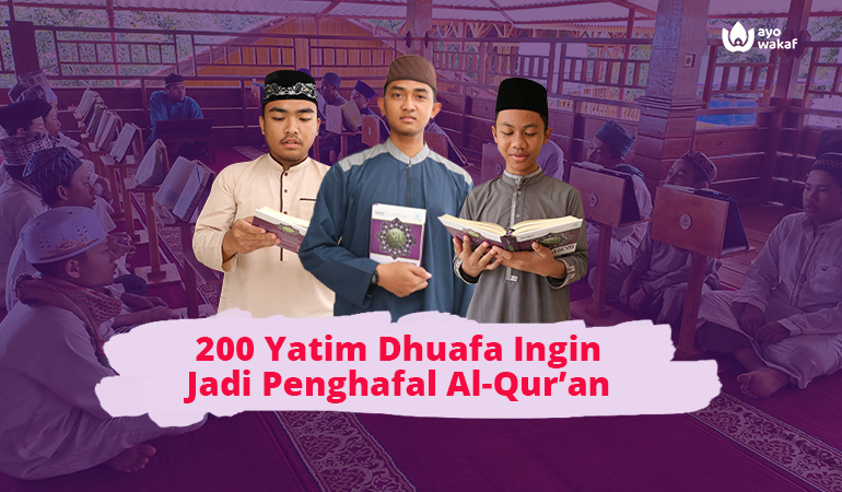 Wujudkan Cita-Cita Aziz dan Ratusan Anak Yatim Lainnya Menjadi Hafidz Quran
