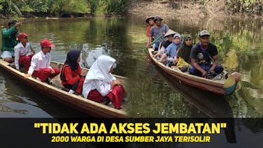 Darurat Bangun Jembatan Tuk Warga Dan Anak Sekolah