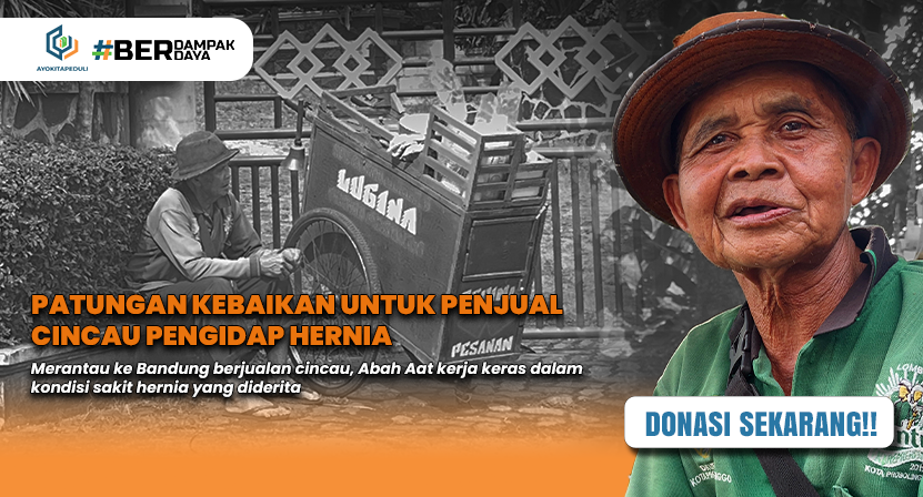 Sakit Hernia! Kakek Penjual Cincau Berjuang Demi Biayai Cucu