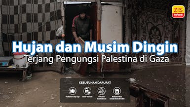 Hujan dan Musim Dingin Terjang Pengungsi Palestina di Gaza