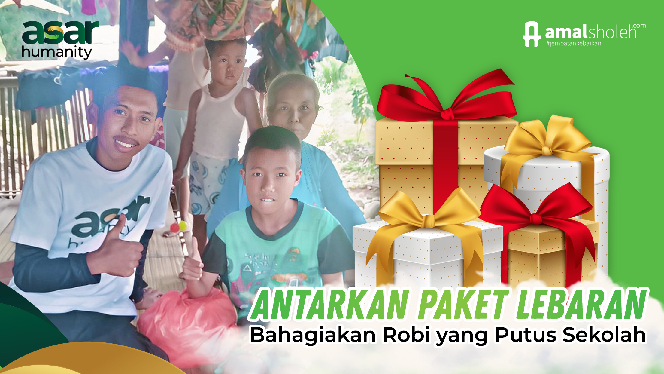 Sedekah Paket Bingkisan Lebaran