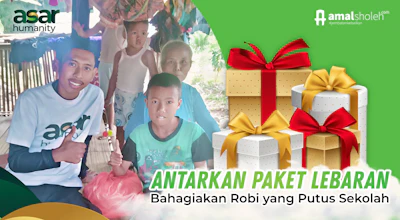 Sedekah Paket Bingkisan Lebaran