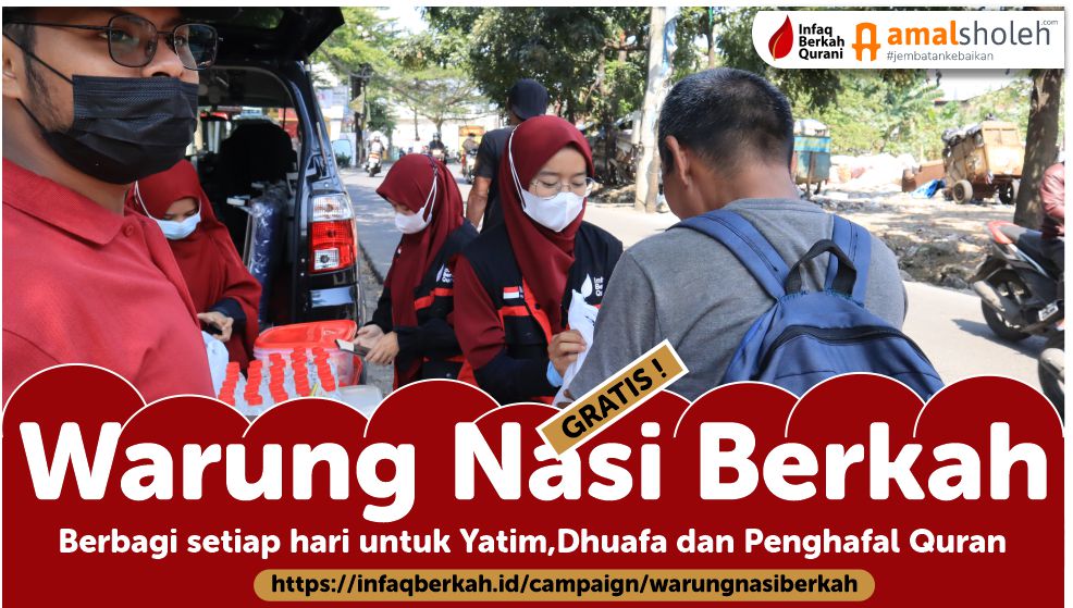 Warung Nasi GRATIS untuk Yatim,Dhuafa dan Penghafal Quran !