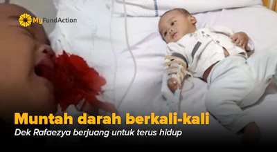 Bayi Mungil Ini Idap Penyakit Thalasemia Akut, Ayo Bantu Rafaeyza Sembuh!