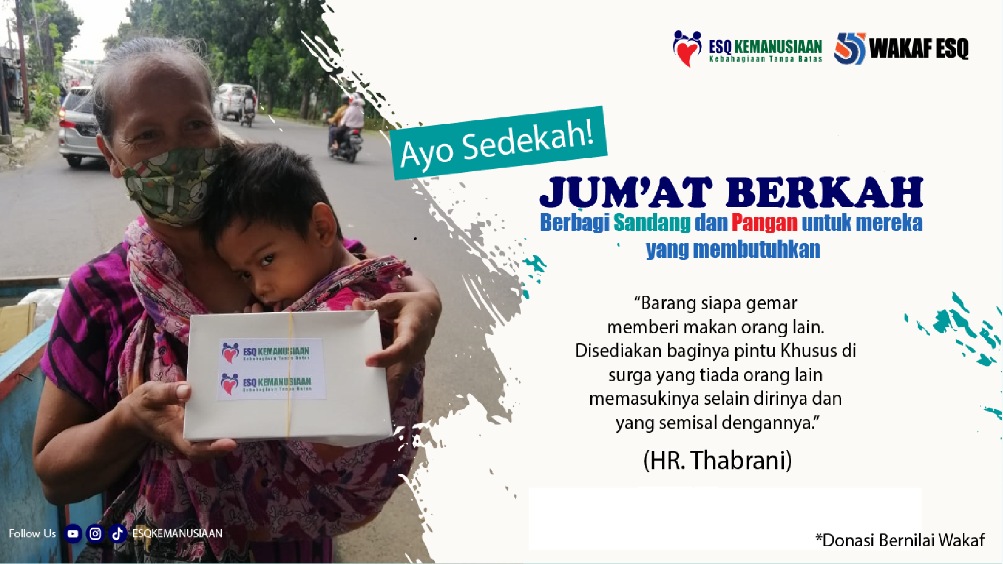 Jumat Berkah Berbagi, Hadirkan Senyum Anak Jalanan