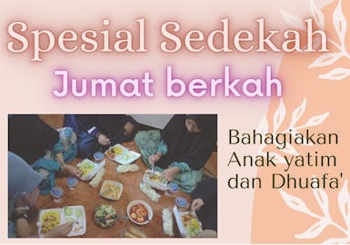 Sedekah untuk anak yatim piatu dan dhuafa