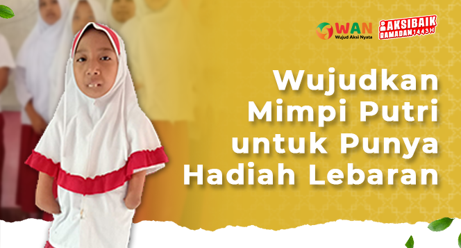Berbagi Cinta Kasih Berupa Kado Tuk Anak Yatim Disabilitas