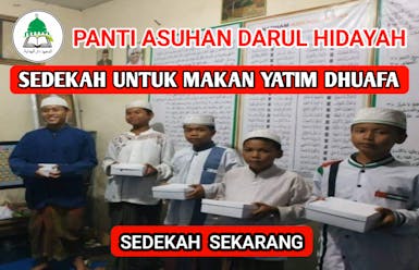 Sedekah Makanan Untuk Anak Yatim Dhuafa