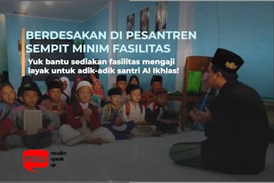 Bangun Ponpes Al Ikhlas bersama MSU