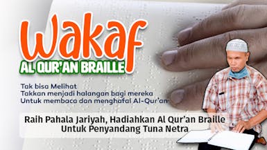 Wakaf Al Quran Braille