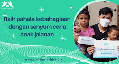 Tebar Kebahagiaan Melalui Senyum Ceria Anak Jalanan