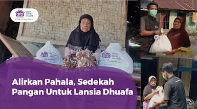 Sedekah Pangan Untuk Lansia Dhuafa