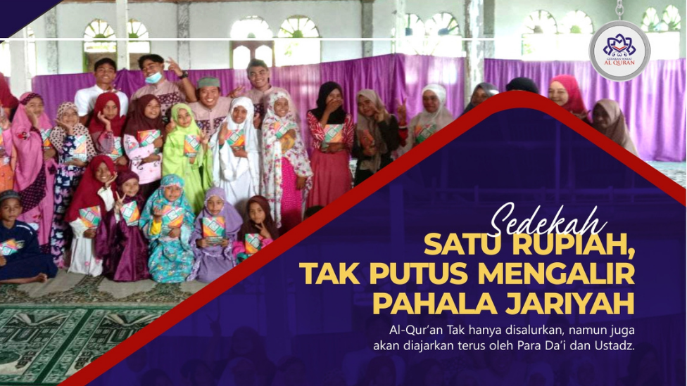 Sedekah 1 Rupiah Mengalir Pahala Jariyah