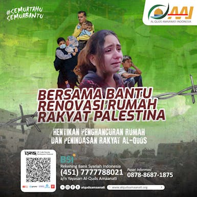 Bantu Pulihkan Luka Palestina