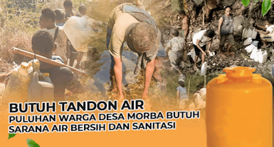 Krisis Air! Bantu Warga Desa Morba, NTT Miliki Tandon Air