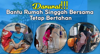 Darurat!! Bantu Rumah Singgah Bersama Agar Tetap Bertahan