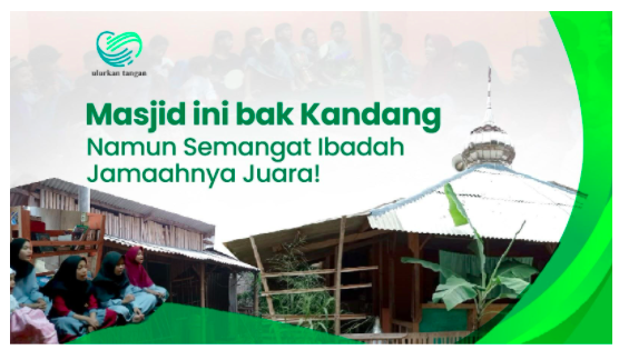 Wakaf Bahan Bangunan, Kokohkan Saung Iqro Jadi Masjid Layak