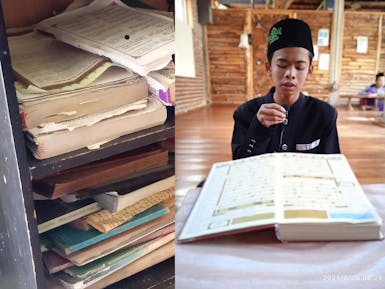 Wakaf Ganti Al Qur’an Rusak Para Santri Penghafal Al Qur’an