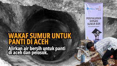 Wakaf Sumur untuk Panti di Aceh