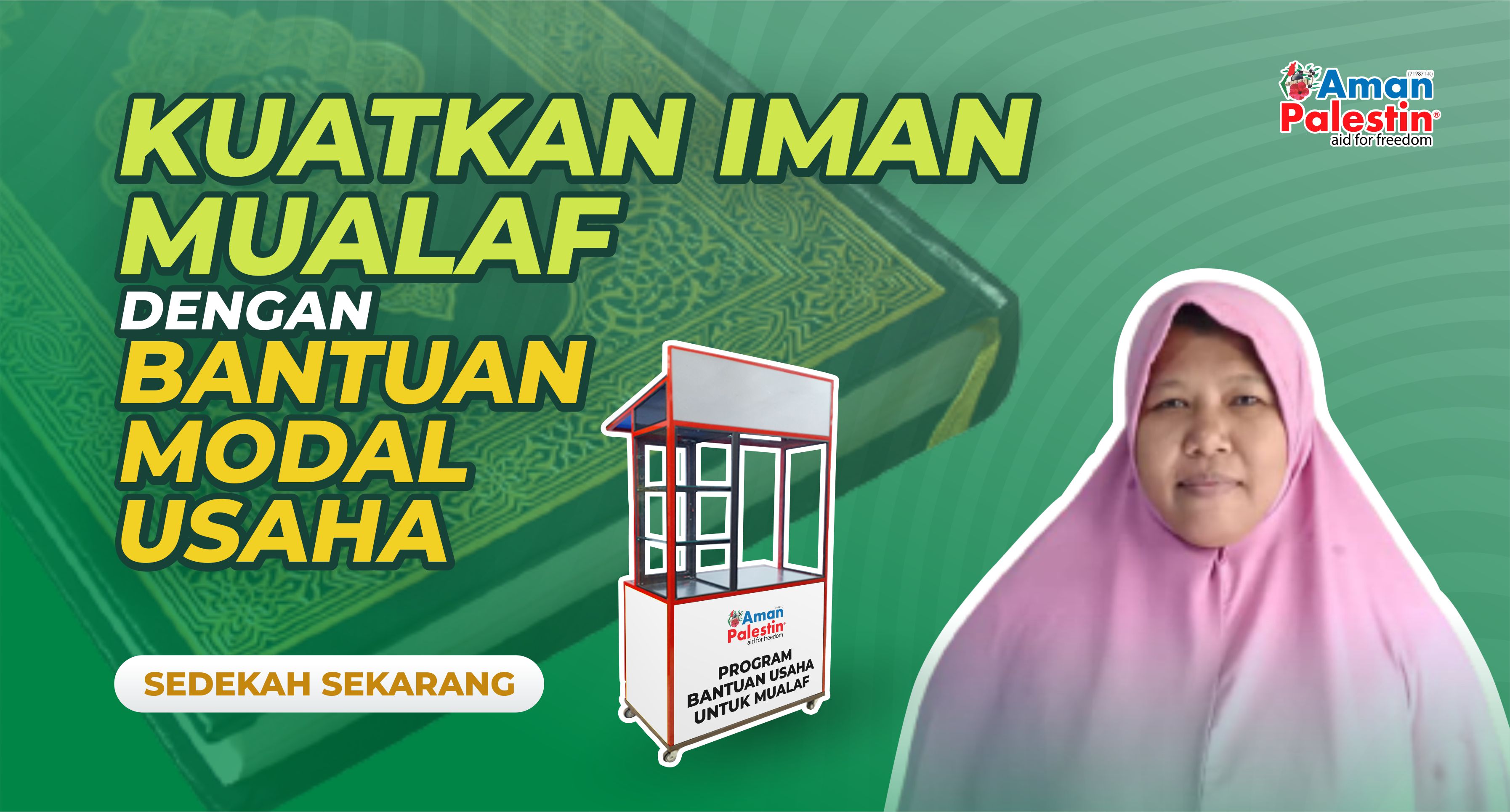 Teguhkan Aqidah Bu Sarah, Mualaf Pejuang Nafkah Keluarga