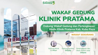 WAKAF GEDUNG KLINIK PRATAMA