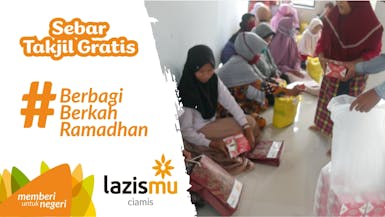 #BerbagiBerkahRamadhan Sebar Takjil Gratis