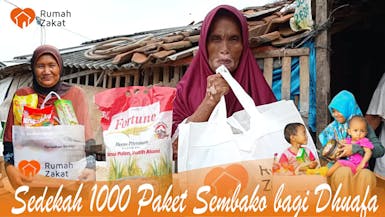 1000 Sembako Lansia dhuafa