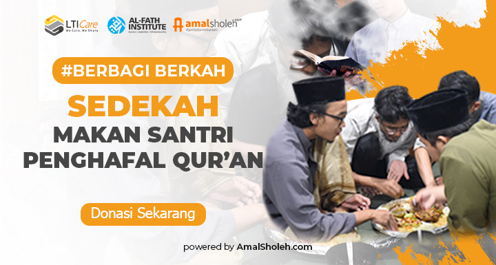 Berbagi Makan Santri Tahfidz Quran