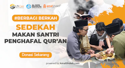 Berbagi Makan Santri Tahfidz Quran