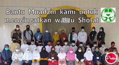 Infaq Jam Digital-Bantu Muadzin Mengingatkan Waktu Sholat