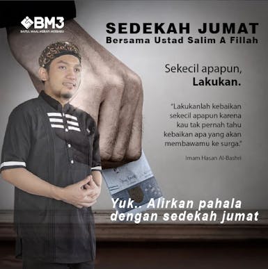 Sedekah Jumat Bersama Ust. Salim A Fillah