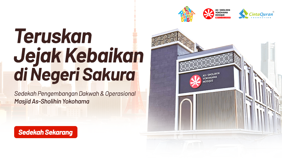 Sedekah Pengembangan Dakwah Masjid Indonesia Pertama di Yokohama