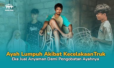 Ayah Lumpuh Akibat Kecelakaan, Bantu Eka Bawa Ayahnya Berobat
