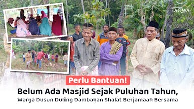 Bangun Masjid Pertama di Dusun Duling Pulau Lembata, Nusa Tenggara Timur