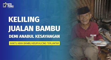 Dampingi Perjuangan Abah Bambu Rawat Kucing Liar