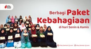 Pahala Berlimpah dengan Sedekah Makan Shaum Senin Kamis Santri Penghafal AlQuran !