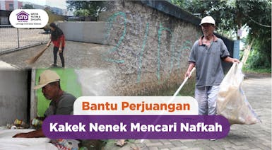 Bantu Perjuangan Kakek Nenek Mencari Nafkah