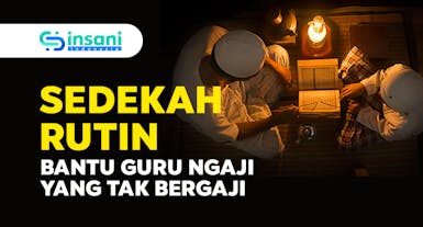 Sedekah Subuh, Bantu Guru Ngaji Tak Bergaji