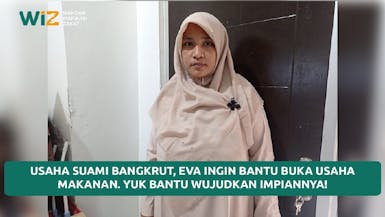 Usaha Suami Bangkrut, Eva Ingin Bantu Buka Usaha Makanan. Yuk Bantu Wujudkan Impiannya!