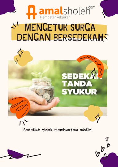 Membuka pintu syurga dengan sedekah sebagai kuncinya