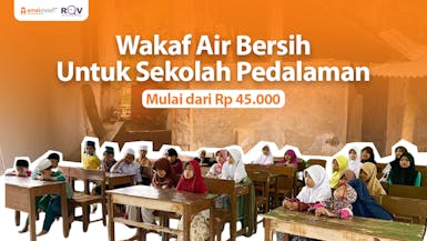 Wakaf Air Bersih Untuk Sekolah