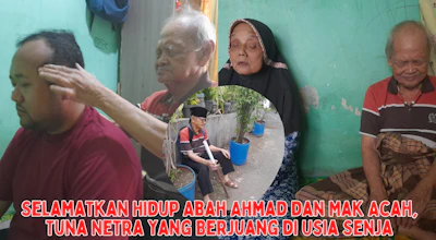 Peduli Abah Ahmad, Lansia Tunanetra yang Tidak Kenal Lelah