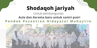 Shodaqoh jariyah pembangunan