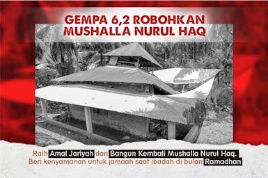 Bangun Segera, Mushalla Nurul Haq yang Ambruk Akibat Gempa Pasaman Barat