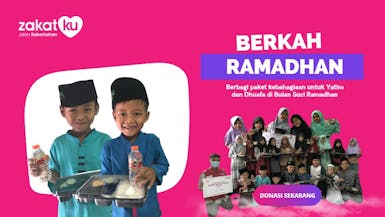 Berbagi paket kebahagiaan di Bulan Ramadhan