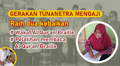 Pelatihan Al Qur'an Braille untuk Tunanetra