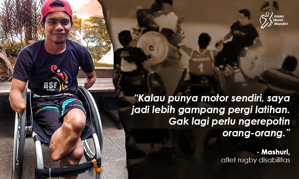 Motor Modifikasi untuk Mashuri, Atlet dengan Disabilitas