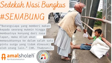 Sedekah Nasi Bungkus (Senabung)