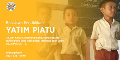 Beasiswa Pendidikan Yatim-Piatu